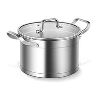 Soup Pot 304 Stainless Steel Soup Pot Thick Stainless Steel Pot Household Gas Stove Induction Cooker Available Stockpot Home Pot Perfect for Breakfast Frying Pan