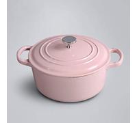 Soup Pot Casserole cast Iron 24cm Thickening Cooker Enamel Pot Cooker for Mother's Day Pot Thickening stew Pot Noodle pan Home Pot Perfect for Breakfast Frying Pan