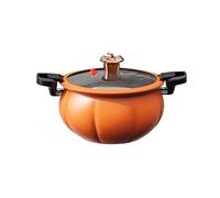 Soup Pot Non Stick Casserole Pots & Pans Dutch Ovens Pot Large Capacity Excellent Sealing Saucepan Medical Stone Coating Anti Scald Silicone(Orange)