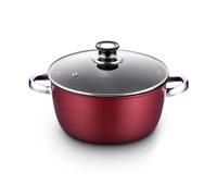 Soup Pot Non-Stick Pot Thick Soup Stew Pot Cook Noodles Hot Milk Porridge Pot Gas Cooker Universal Induction Pot(30cm 7300ML)