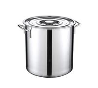 Soup Pot, Professional Stainless Steel, Mirror Polished Induction Pot, Suitable for Various Heat Sources(10 litres)