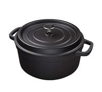Soup Pot stew Pot Casserole cast Iron 24CM Thick Enamel Pot Gas Cooker for Mother's Day Hot Pot Healthy Colorful Dish Stockpots Porridge Clay Sand Frying Pan