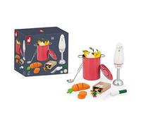 Janod - Children’s Soup Set - 43 FSC Wood, Cardboard and Felt Accessories - Pretend Play Toy - 3 Years +, J06634