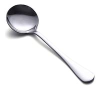 Soup Spoons Set 8-Piece Premuim Stainless Steel Dinner Spoons Heavy-Weight Durable Round Spoons Flatware Set