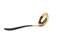 Soup Spoons Stainless Steel, Stainless Steel Cooking Round Spoon Stainless Steel Ladle Spoon with Sturdy Handle Spatula Spoon for Broth, Soup, Stew, Dessert, Oatmeal, Cereal