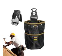 Soup to Pruning Tools, Carpenter's Waist Bag,Waterproof Utility Bag for Woodworking | Carpenter's Waist Pockets, Quick Release Construction Organizers for Woodworking