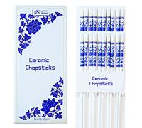 Souped Up Recipes Buy It For Life Ceramic Chopsticks - Blue Peony Design