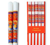 Souped Up Recipes - Ceramic Chopsticks - Red Phoenix Design