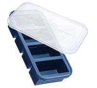 Souper Cubes 1 Cup Silicone Freezer Molds - Soup Cubes Perfect for Storing Broth, Rice, Leftovers and More - Silicone Freezer Trays with Lids for Meal Prep - Blueberry - 1-Pack