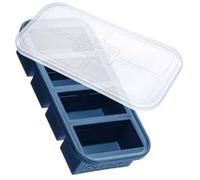 Souper Cubes 1 Cup Silicone Freezer Tray With Lid, Blueberry, 1-Pack
