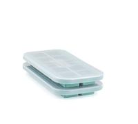 Souper Cubes 2 Tbsp Silicone Freezer Trays with Lids, Kale, 2 Pack