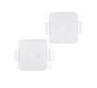 Souper Cubes 5" x 5" Stoneware Ceramic Baking Dishes Replacement Silicone Covers, Set of 2, Stoneware Not Included