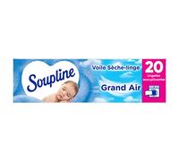 Soupline - Grand Air Freshness - Tumble Dryer Fabric Freshener Sheets - 20 Sheets