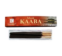 Souq24 Kaaba Musk Arabian Incense Sticks (15 Count, 1 Set, 15 Pieces) - Middle Eastern Scents (Musk, Bakhoor, Oud) - Home/Office/Madrassa/Mosque/Masjid/Hajj and Umrah Gift