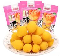 Sour and Sweet Crispy Peach (50g/bag) Honey Peach,Preserved Fruit,Chinese snack gift,Peaches,Fruit Snack,Dried Fruit,White peach,Sweets,Vegetarian snack,Healthy Snacks Food (10bags)