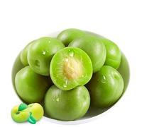 Sour and Sweet Crispy Peach,Crispy Plum，Small Peaches,Pickled fruits，Fruit Snack,Honey Peach Preserved Fruit, Healthy Snacks Food，pickled yellow peach，Sour and sweet plums (green plum,2bag)