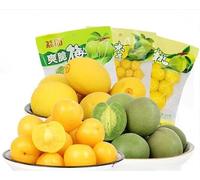 Sour and Sweet Crispy Peach,Crispy Plum,Small Peaches,Pickled fruits,Fruit Snack,Honey Peach Preserved Fruit, Healthy Snacks Food,pickled yellow peach,Sour and sweet plums (Crispy plum,1bag)