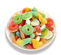 Sour Candy Sugar - 250g, Sweet and Sour Gummy Candy，Halloween & Christmas，sweets gift box Tangy - Resealable Bag, Perfect for Snacking, Party Favors,