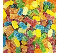 Sour Fizzy Gummy Bear Sweets - 1KG Bag - Fruit Flavour Gummy Bears