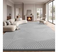 Sour Lemon Extra Large Rugs for Living Room 160x230cm, Grey Rug for Bedroom