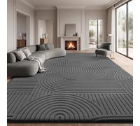 Sour Lemon Extra Large Rugs for Living Room 240x300cm, Grey Rug for Bedroom