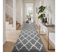 Sour Lemon Hallway Runner Rug 80 x 150 cm Dirt Trapping Light Grey Non Slip TPR Backing carpet runners Floor Mats for Entryway Hallway Kitchen Garage Laundry Room