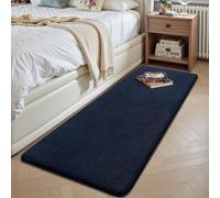 Sour Lemon Rug Living Room Navy Blue Rug Bedroom 80 x 150 cm Short Pile Washable Non-Slip Fluffy Rugs Area Runner Rugs Carpet for Teenagers' Room Children's Room