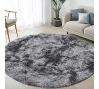 Sour Lemon Rugs Living Room 160x160cm, Grey Runner rug for Bedroom, Washable Anti Slip Fluffy Rug Shaggy Soft Modern Floor Carpets Mat Beside Rugs for Kids Hallway Living Room