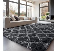 Sour Lemon Rugs Living Room 200x300cm, Grey Area Rugs for Bedroom, Washable Anti Slip Extra Large Shaggy Soft Rug Fluffy Modern Floor Carpets Mat Beside Carpet for Kids Living Room
