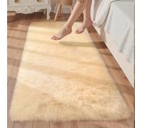 Sour Lemon Rugs Living Room 80x160cm, Runner rug for Bedroom, Washable Anti Slip Fluffy Rug Shaggy Soft Modern Floor Carpets Mat Beside Rugs for Kids Hallway Living Room