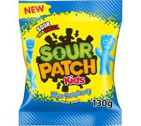 Sour Patch Kids Blue Raspberry, Soft & Chewy Sour Then Sweet Candies, 130 g Bag (Pack of 1)