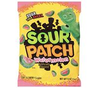 Sour Patch Watermelon (Vegan) - 6 x 141g Bags | Sour Then Sweet Gummy Candy (Import)