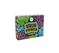 SOUR POWER Vegan Sour Sweets Gift Box 1kg - Assorted Fizzy & Tangy Pick and Mix - Dairy Free, Gelatine Free, Plant-Based Candy - Gift for Sweet Lovers