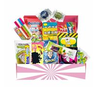 Sour Snacks Box - 25 Sour Candies, Cookies, Pickle & Drink | Ultimate Pucker-Up Snack Pack | Gift-Ready | Variety of Treats from Around the World | Lecsa Specialty Snacks