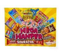 Sour Sweets Mega Hamper Gift Box - Fizzy, Tangy & Chewy Retro Candy Selection for Kids & Adults, Halloween Sweets Hamper for Trick or Treats, Chirstmas Gifts for Kids