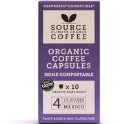 Source Climate Change Coffee Organic Mexican Cloud Forest Coffee 10 Capsules, 0.25kg