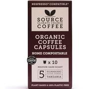 Source Climate Change Coffee Organic Tanzanian Kilimanjaro Cloud Forest Coffee 10 Capsules, 0.25kg