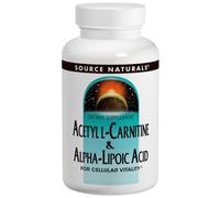 Source Naturals, Acetyl L-Carnitine & Alpha Lipoic Acid, 650 mg, 60 Tablets