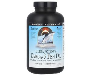 Source Naturals ArcticPure Ultra Potency Omega-3 Fish Oil 850mg - 120 Softgels
