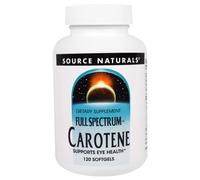 Source Naturals, Carotene, Full Spectrum, 120 Softgels
