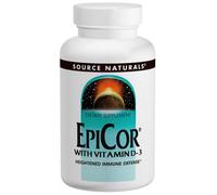 Source Naturals, EpiCor with Vitamin D-3, 500 mg, 120 Capsules