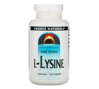 Source Naturals, L-Lysine, 1,000 mg, 100 Tablets