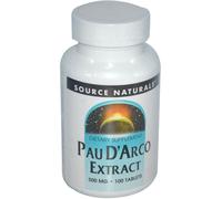 Source Naturals, Pau D'Arco Extract, 500 mg, 100 Tablets