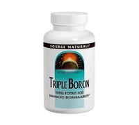 Source Naturals Triple Boron, 3 mg, 200 Caps (Pack of 3)