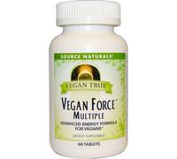 Source Naturals, Vegan True, Vegan Force Multiple, 60 Tablets