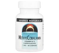 Source Naturals Vitamin B12 Methylcobalamin 1mg Cherry - 60 Lozenges