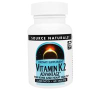 Source Naturals, Vitamin K2 Advantage, 2,200 mcg, 60 Tablets