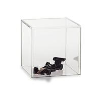Source One Premium Clear Acrylic Display Case, Available with Additional Base (8 Inch Cube, No Base)