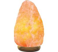 SourceDIY 9-12 Kg Salt Lamp- Pink Crystal Light Home Decor Accessory with Button Control and British Style Electric Plug Fine Quality Relaxation Gifts for Men & Women