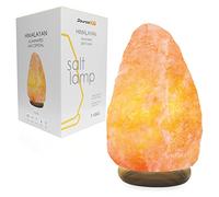 SourceDIY Salt Lamp 7-10 Kg Himalayan Natural Pink Crystal Rock Night Light Bedside Table Lamp for Indoor Bedroom Decor - Comes with Button Control Light Fitting